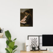 Corot - Moeder en kind Poster (Thuiskantoor)