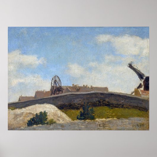 Corot - Montmartre Poster (Voorkant)