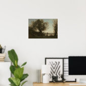 Corot - Orpheus betreurt Eurydice Poster (Thuiskantoor)