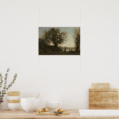 Corot - Orpheus betreurt Eurydice Poster (Keuken)