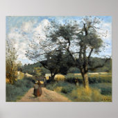 Corot - route door de gebieden poster (Voorkant)