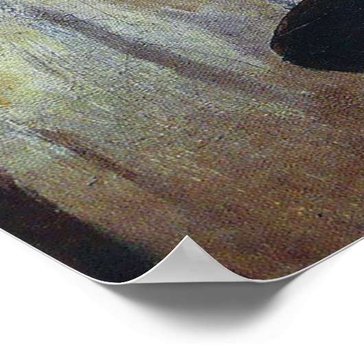 Corot - Self-Portrait Poster (Hoek)