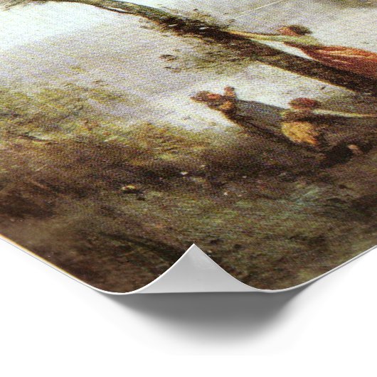Corot - Souvenir de Mortefontaine Poster (Hoek)