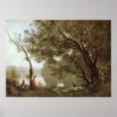 Corot - Souvenir de Mortefontaine Poster (Voorkant)