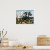 Corot - Weg door de velden Poster (Keuken)