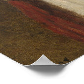 Corot - zigeuner met mandolin poster (Hoek)