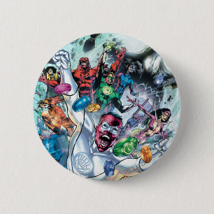 Corp-groep met ringen ronde button 5,7 cm