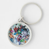 Corp-groep met ringen sleutelhanger (Voorkant)