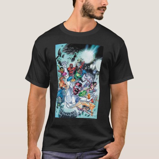 Corp-groep met ringen t-shirt (Voorkant)