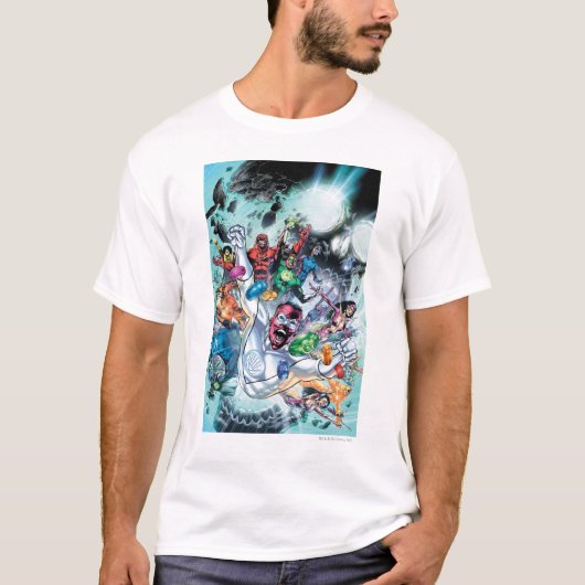 Corp-groep met ringen t-shirt (Voorkant)