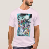 Corp-groep met ringen t-shirt (Voorkant)