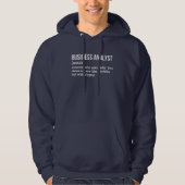 Corporate Analyst Funny Definition Hoodie (Voorkant)