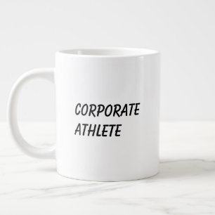 'Corporate Atleet' Grappig Verjaardagscadeau voor  Grote Koffiekop