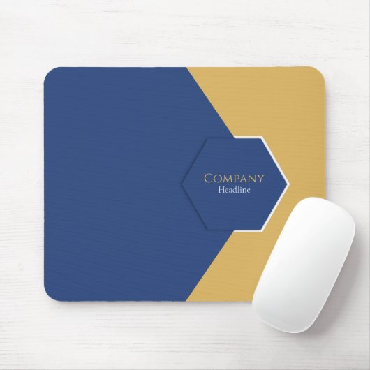 Corporate Blue Mousepad Muismat (Met muis)