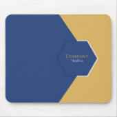 Corporate Blue Mousepad Muismat (Voorkant)