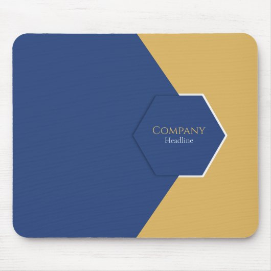 Corporate Blue Mousepad Muismat (Voorkant)