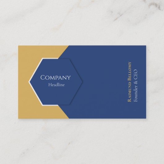 Corporate Blue Visitekaartje (Voorkant)