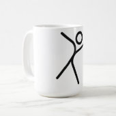 Corporate Branding Identity Logo Coffee Mok (Voorkant links)