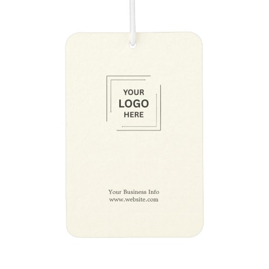 corporate branding | Minimale reiniging voor bedri Luchtverfrisser (Voorkant)