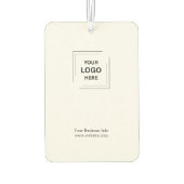 corporate branding | Minimale reiniging voor bedri Luchtverfrisser (Achterkant)