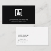 Corporate Building-pictogram Visitekaartje (Voorkant / Achterkant)