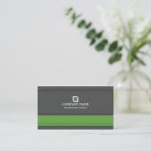 Corporate business card visitekaartje (Staand voorkant)