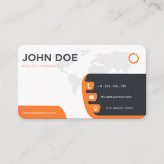 Corporate business card visitekaartje