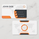 Corporate business card visitekaartje (Voorkant / Achterkant)