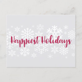 Corporate Business Happiest Feestdagen Briefkaart