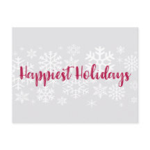 Corporate Business Happiest Feestdagen Briefkaart