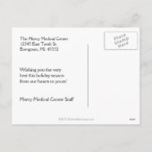 Corporate Business Happiest Feestdagen Briefkaart (Achterkant)