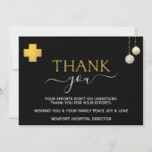 *~* Corporate Business Medical JOY Holiday Card (Achterkant)