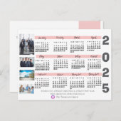 Corporate Calendar Kaart voor klantwaardering (Voorkant / Achterkant)