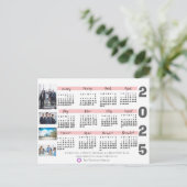 Corporate Calendar Kaart voor klantwaardering (Staand voorkant)