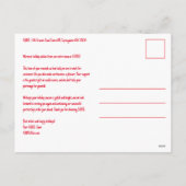 Corporate Candycanes CUSTOM PHOTO Christmas Feestdagenkaart (Achterkant)