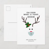 Corporate Christmas 2020 Logo Gezichtsmasker Rendi Feestdagenkaart (Voorkant / Achterkant)