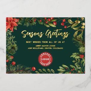 Corporate Christmas Feestdagen Red Berries Gold