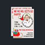 Corporate Christmas Party uitnodiging Santa Kantoo<br><div class="desc">"Nodig uw collega's uit voor een onvergetelijke zakelijke kerstbash met onze exclusieve uitnodigingskaart. Het ontwerp toont een prachtige Kerstman,  die een feestelijke stemming zet. 'Ho ho,  laten we gaan feesten!' Pas de details aan en maak je klaar voor een kantoor-feest als geen ander." #CorporateChristmasParty#HoHoHo#ChristmasParty</div>