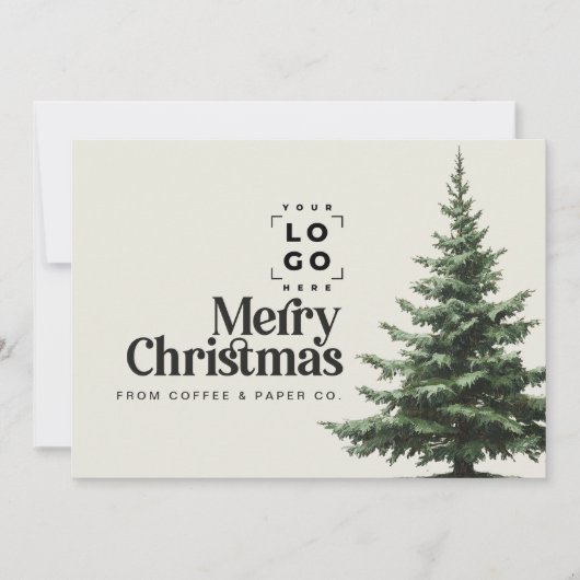 Corporate Christmas uw logo QR-code bedankt (Voorkant)