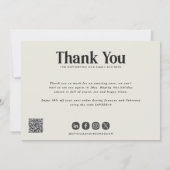 Corporate Christmas uw logo QR-code bedankt (Achterkant)