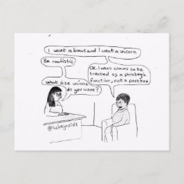 Corporate Communications Unicorn-Briefkaart Briefkaart