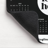 Corporate Custom Business Logo 2026 Calendar Muismat (Hoek)