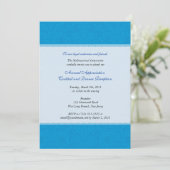 Corporate Damask Cerulean Kaart (Staand voorkant)