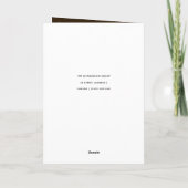 CORPORATE ELEGANT HOLLY BERRY WREATH CHRISTMAS KAART (Achterkant)