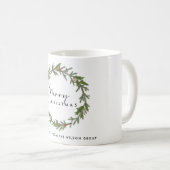 CORPORATE ELEGANT HOLLY BERRY WREATH CHRISTMAS KOFFIEMOK (Voorkant rechts)