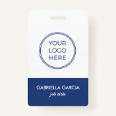 Corporate Employee Blue ID badge (Voorkant)