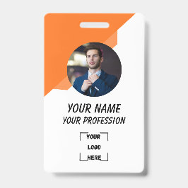 Corporate Employee ID Badge Template