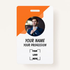 Corporate Employee ID Badge Template
