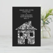 Corporate Event Cocktail Party DIY Uitnodiging (Staand voorkant)