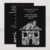 Corporate Event Cocktail Party DIY Uitnodiging (Voorkant / Achterkant)